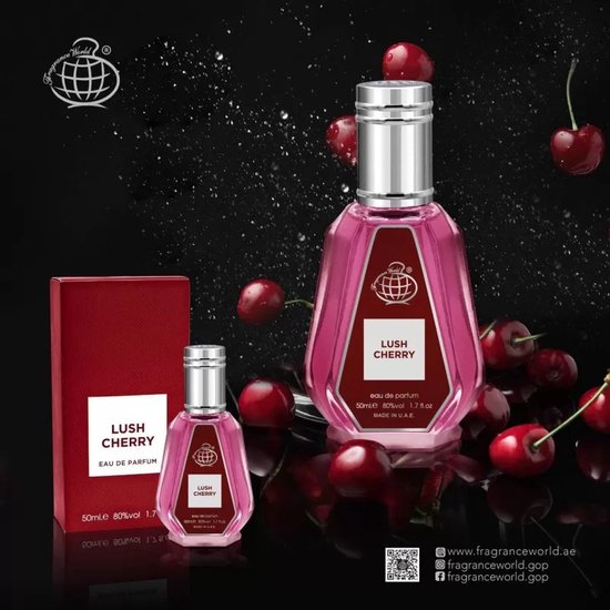 Lush Cherry - Fragrance World - Eau de Parfum - 50 ML - Inspired by Lost Cherry Tom Fordz