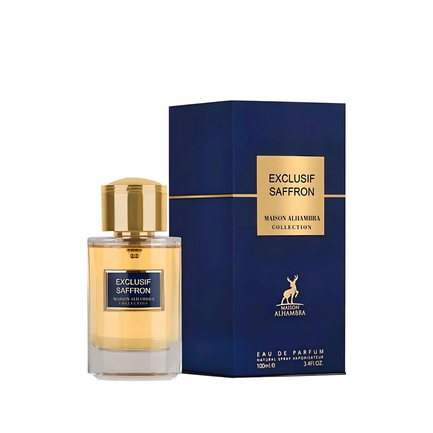 Exclusif Saffron - Maison Alhambra - 100 ML - Eau de Parfum - Inspired by Saffron Lazuli by Caroline Herreras