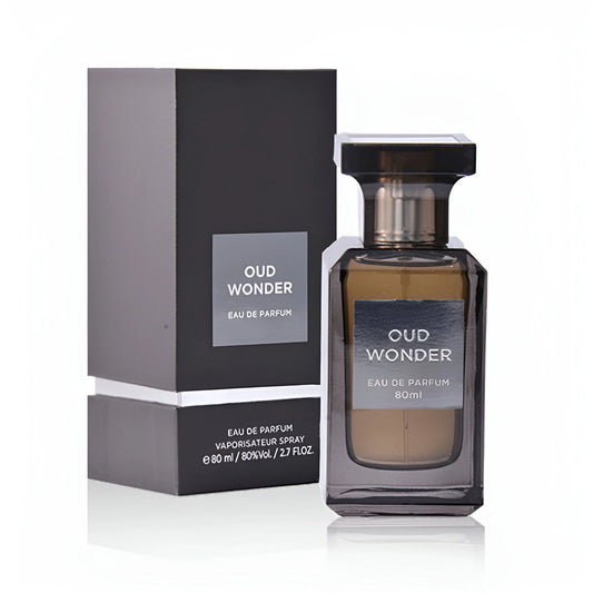 Oud Wonder - Fragrance World - 80 ML - Eau de Parfum - Inspired by Oud Wood Tom Fordz