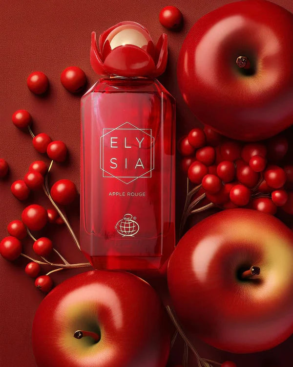 Elysia Apple Rouge - Fragrance World - Eau de Parfum 100 ML - Inspired by Kayali Eden Juicy Apple