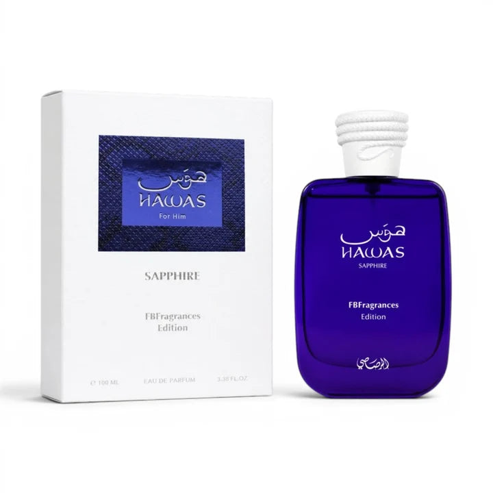 Rasasi Hawas Sapphire Eau de Parfum 100ml flacon