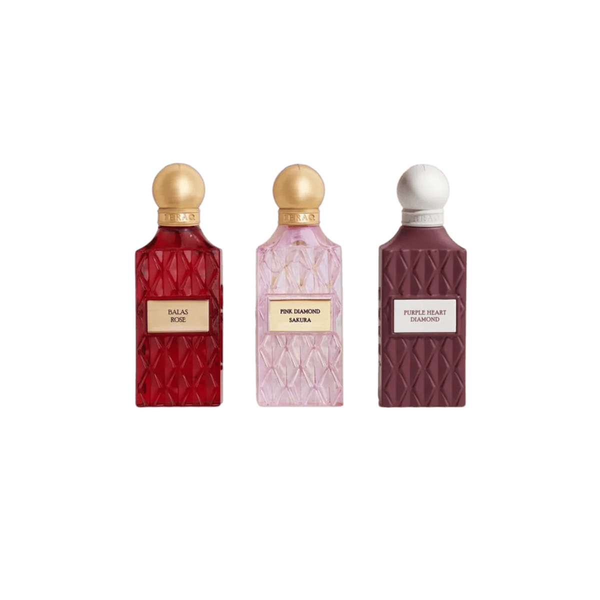 Ibraq Diamond Collection Paars - Ibrahim al Qurashi - Collection Set 3 x 75 ML Eau de Parfum (kopie)