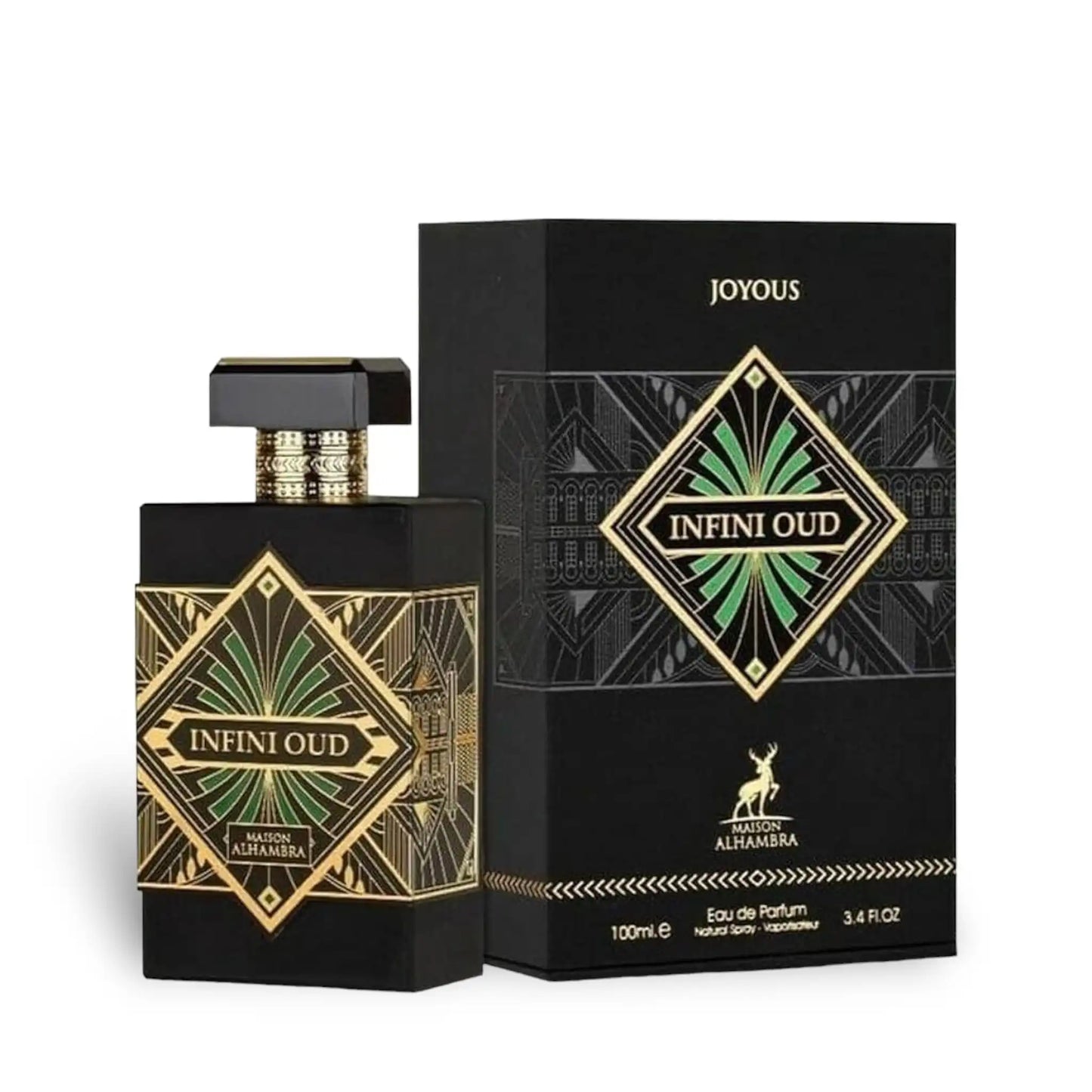 Infini Oud Joyous - Maison Alhambra - 100 ML - Eau de Parfum - Inspired by Initioz Oud for Happiness