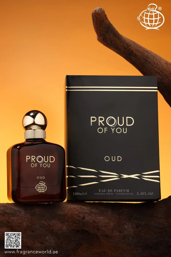 Proud of You Oud- Fragrance World - 100 ML - Eau de Parfum - Inspired Stronger with You Oud