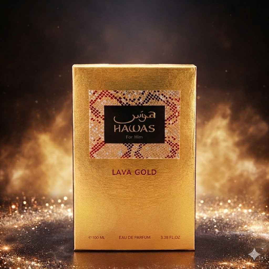 Hawas Lava Gold - Rasasi - Eau de Parfum 100ML