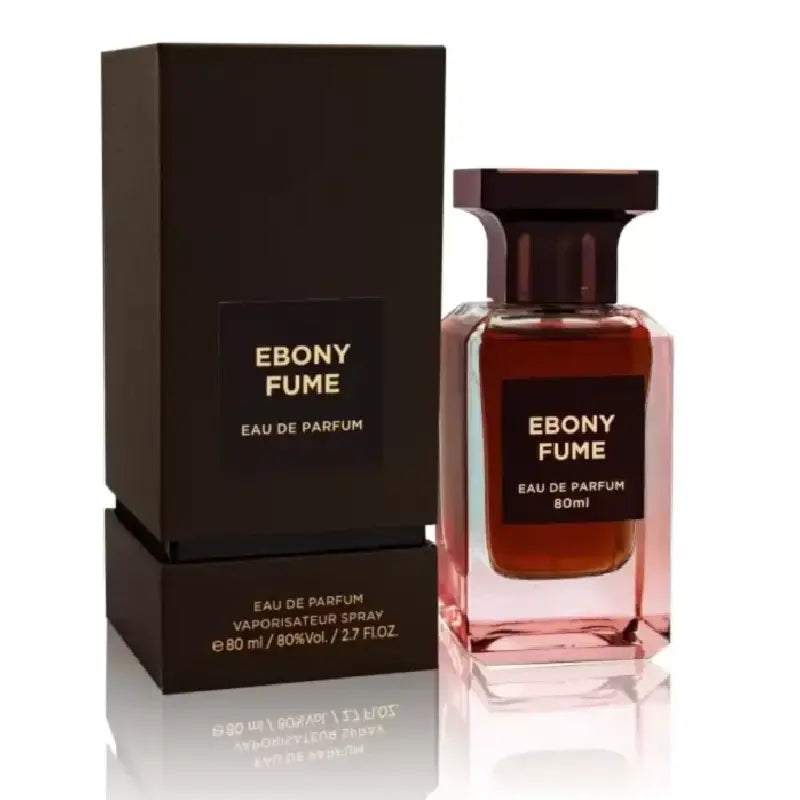 Ebony Fume - Fragrance World 80 ML - Eau de Parfum - Inspired by Tom Fordz - Ebène Fumé