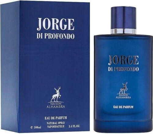 Jorge Di Produmo Deep Blue - Maison Alhambra - 100 ML - Eau de Parfum - Inspired by Giorgio Acqua Di Gio Profondo
