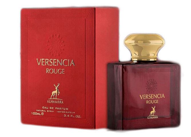 Jubilant Rouge - Versencia Rouge - Maison Alhambra - Eau de Parfum - 100 ML - Dupe van Eros Flame (Versacez)o