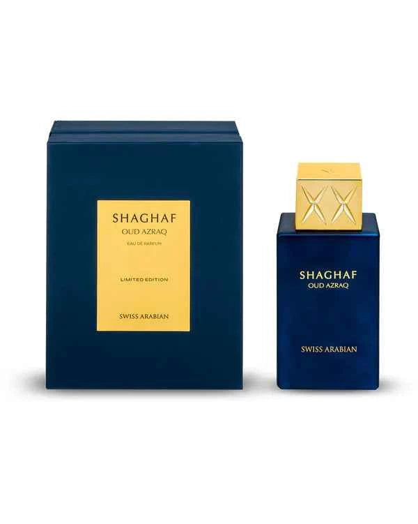 Shaghaf oud Azraq - Swiss Arabian - 75ML - Limited Edition - Eau de Parfum - Honey Aoud Montale