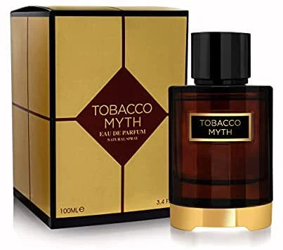 Tobacco Myth - Fragrance World - 100 ML - Eau de Parfum - Inspired by Mystery Tobacco Carolina Herreraz