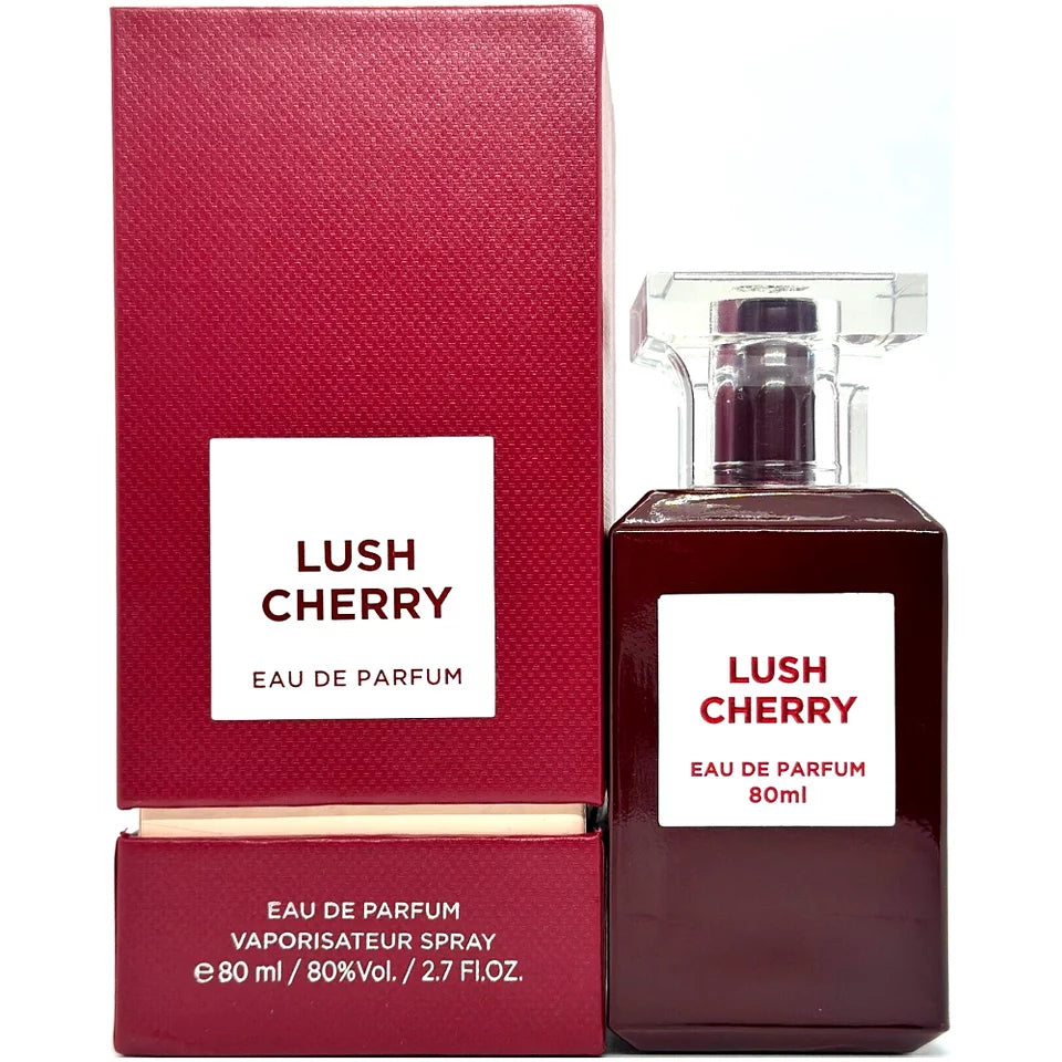 Lush Cherry - Fragrance World - 80 ML - Eau de Parfum - Inspired by Lost Cherry Tom Fordz