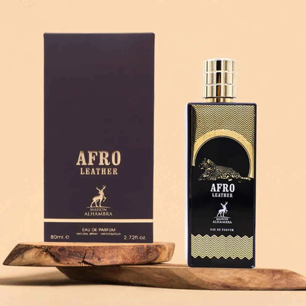 Afro Leather - Maison Alhambra - 80 ML - Eau de Parfum - African Leather by Memoz