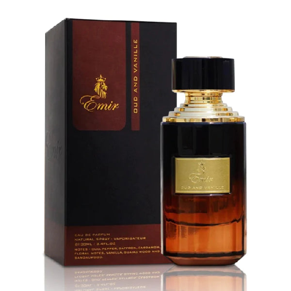 Oud and Vanille - Emir - Eau de Parfum 75 ML - Inspired by Aoud Vanille (M@ncera)