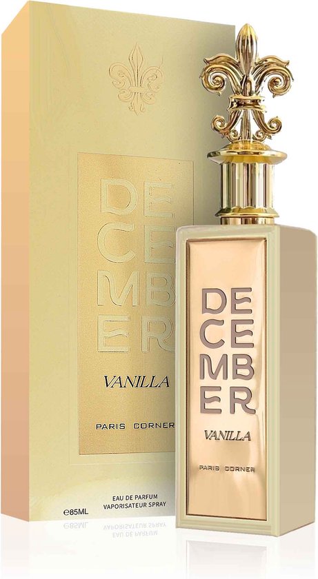 December Vanilla - Paris Corner - Eau de Parfum 85 ML - Inspired by Kayaliz Vanilla Royale Sugared Patchouli