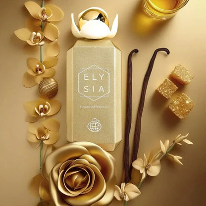 Elysia Sugar Patchouli - Fragrance World - Eau de Parfum 100 ML - Inspired by Kayali Vanilla Royale Sugared Patchouli