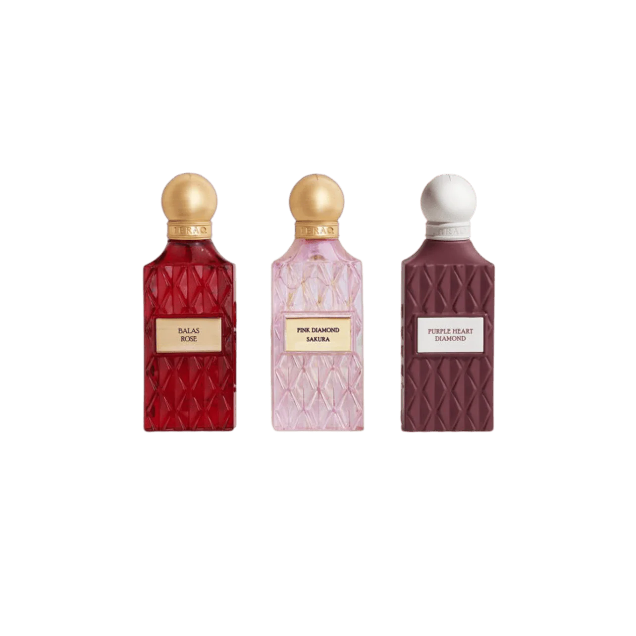 Ibraq Diamond Collection Paars - Ibrahim al Qurashi - Collection Set 3 x 75 ML Eau de Parfum (kopie)