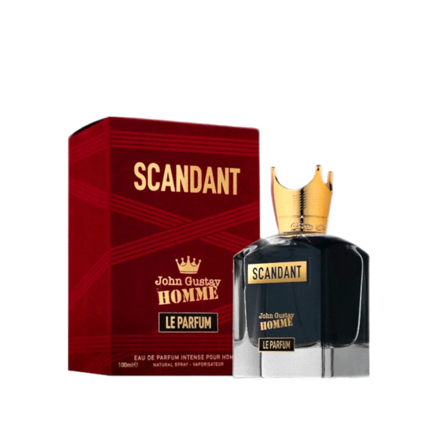 Scandant John Gustav Homme Le Parfum - Fragrance World 100 ML - Eau de Parfum - Inspired by JPG Scandal Pour Homme Le Parfum