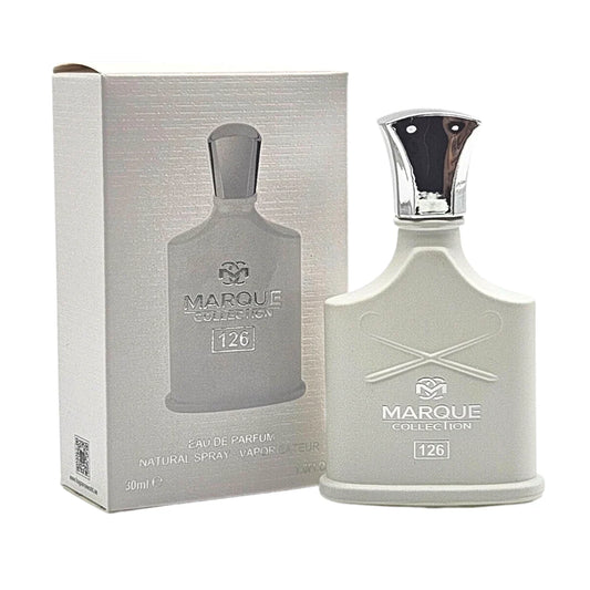 Marque 126 Collection Perfume  - 30 ML - Eau de Parfum -Inspired by Silver Mountain Water Creedz