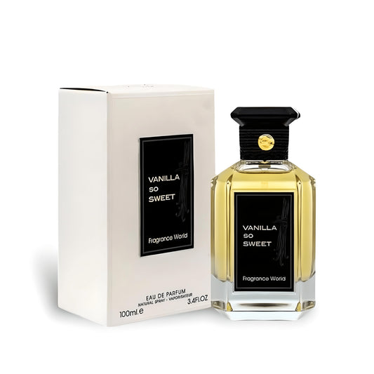 Vanilla so Sweet - By Fragrance World - 100 ML - Eau de Parfum - Inspired Spiritueuse Double Vanille Guerlainz