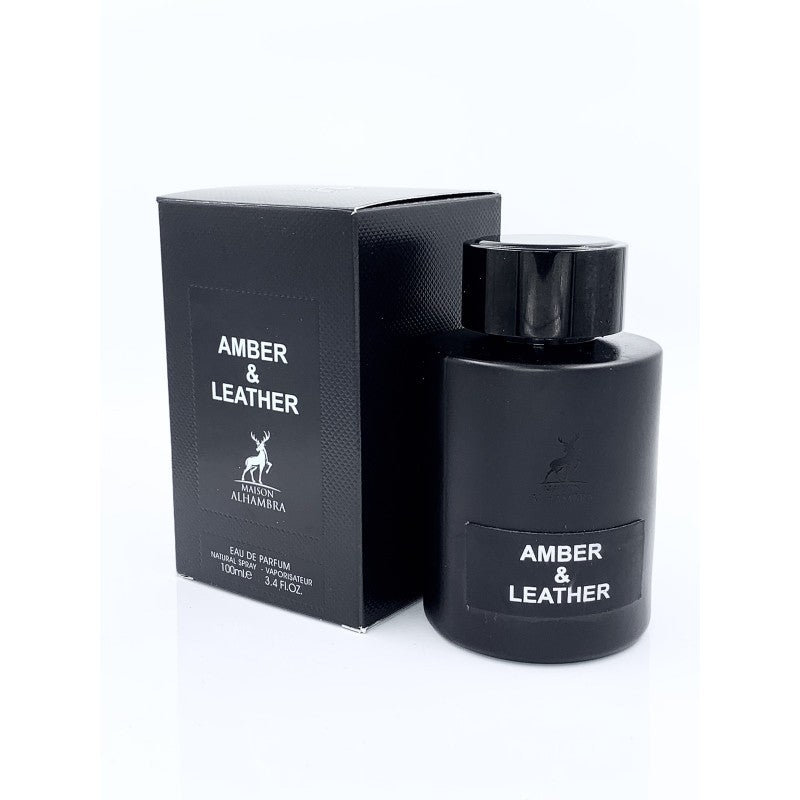 Amber & Leather - Maison Alhambra - 100 ML - Eau de Parfum -  Inspired by Ombre Leather by Tom Fordz