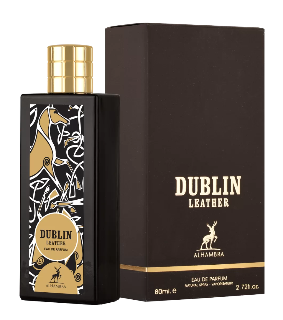 Dublin Leather - Maison Alhambra - 80 ML - Eau de Parfum -  Inspired by Irish Leather by Memoz