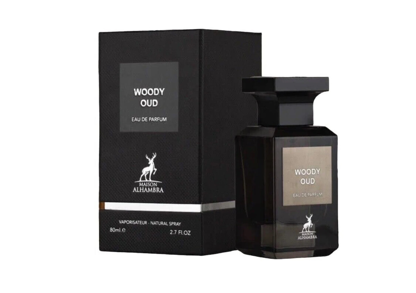 Woody Oud - Maison Alhambra - 80 ML - Eau de Parfum - Inspired by Oud Wood Tom Fordz