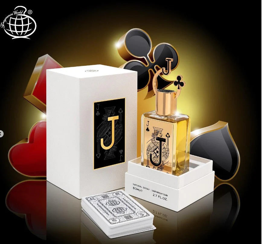 J by Fragrance World - Eau de Parfum - 80 ML - Dupe van La Nuit de L'Homme Bleu Électrique Yves Saint Laurentz