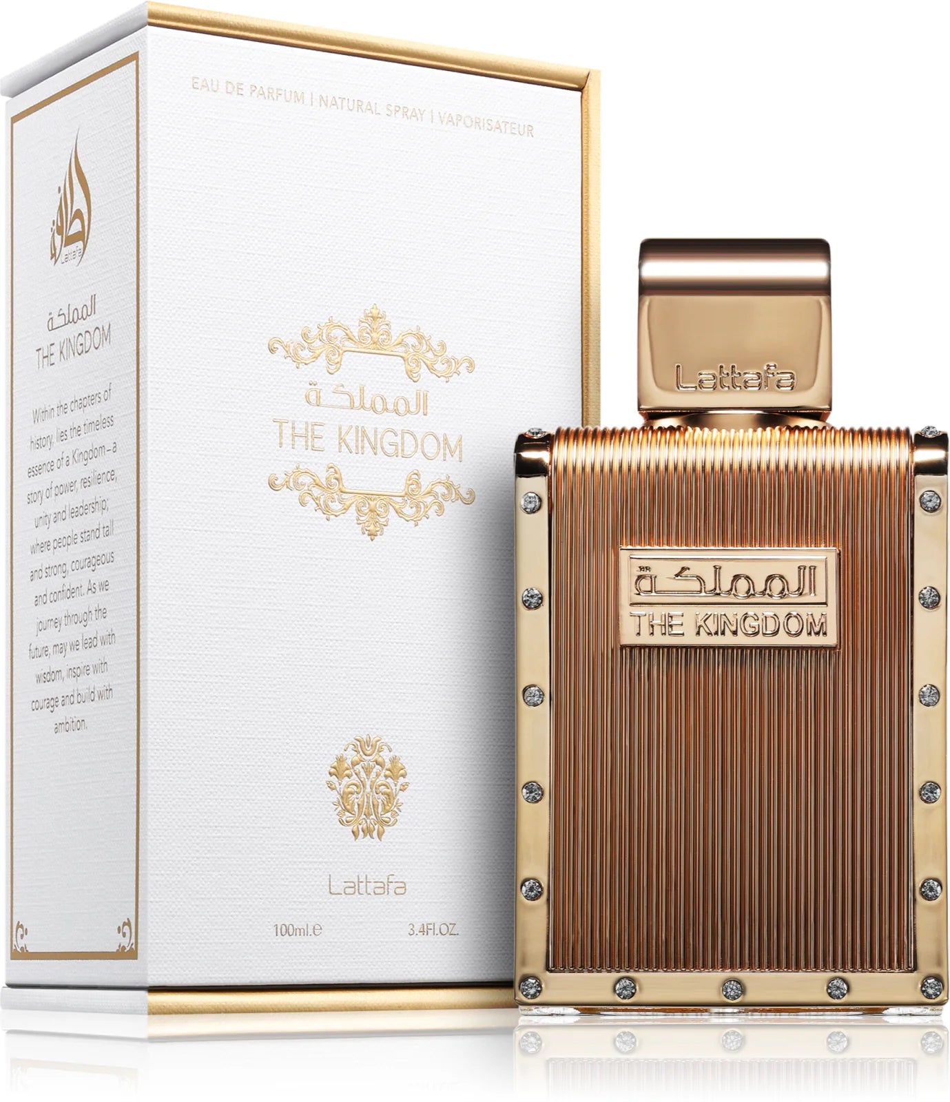 The Kingdom Man – Lattafa - 100 ML - Eau de Parfum -  Inspired by Jean Paul Gaultierz Le Male Elixir