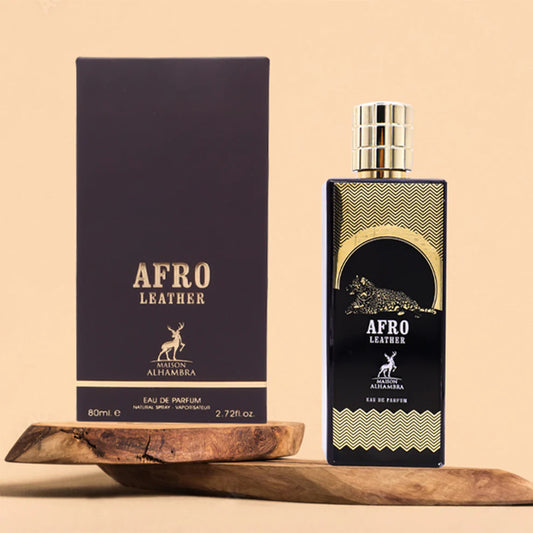 Afro Leather - Maison Alhambra - 80 ML - Eau de Parfum -  Inspired by African Leather by Memoz